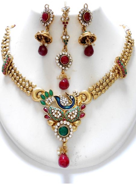 Polki Necklace Set